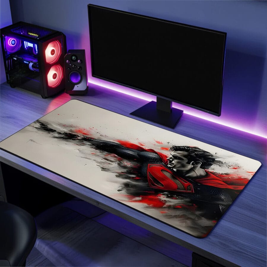 Dc Superman Desk Mat1