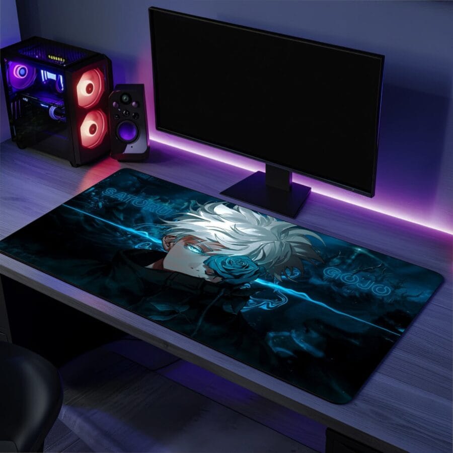 Gojo Satoru Jujutsu Kaisen Desk Mat | Wraphub