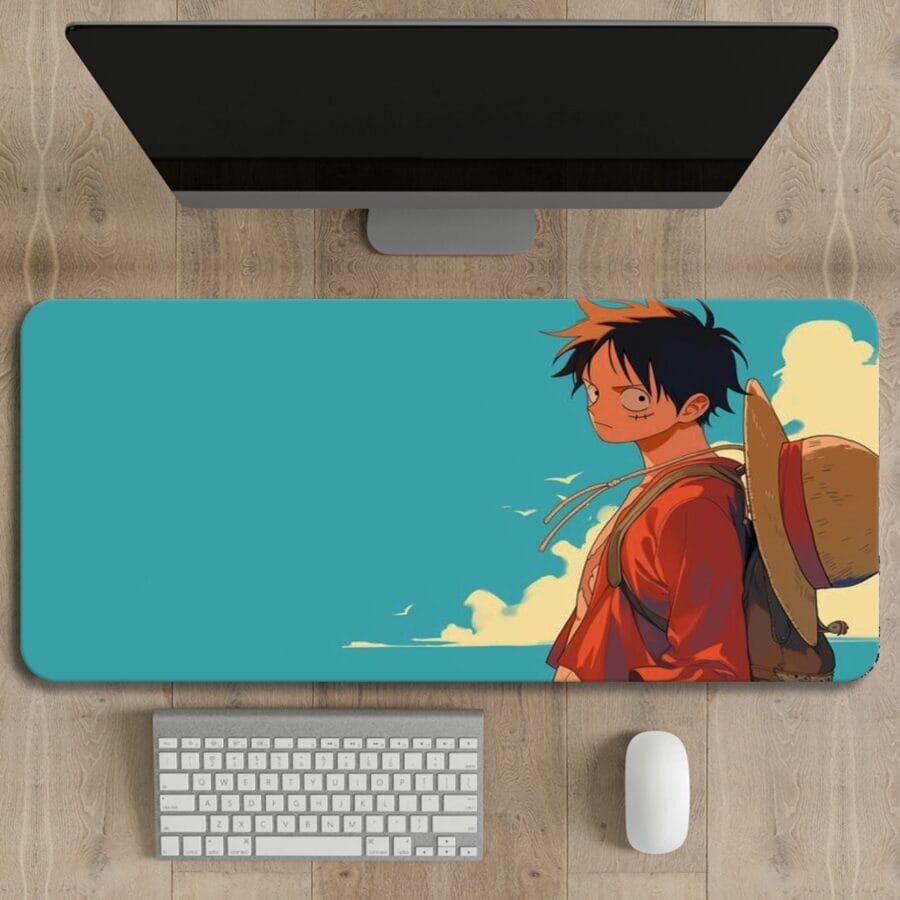 Luffy One Piece Desk Mat Wraphub