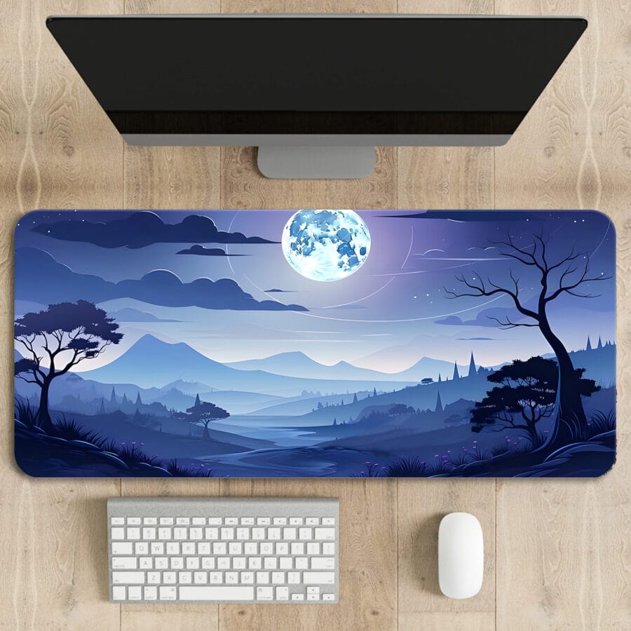 Mystic Moon Valley Desk Mat