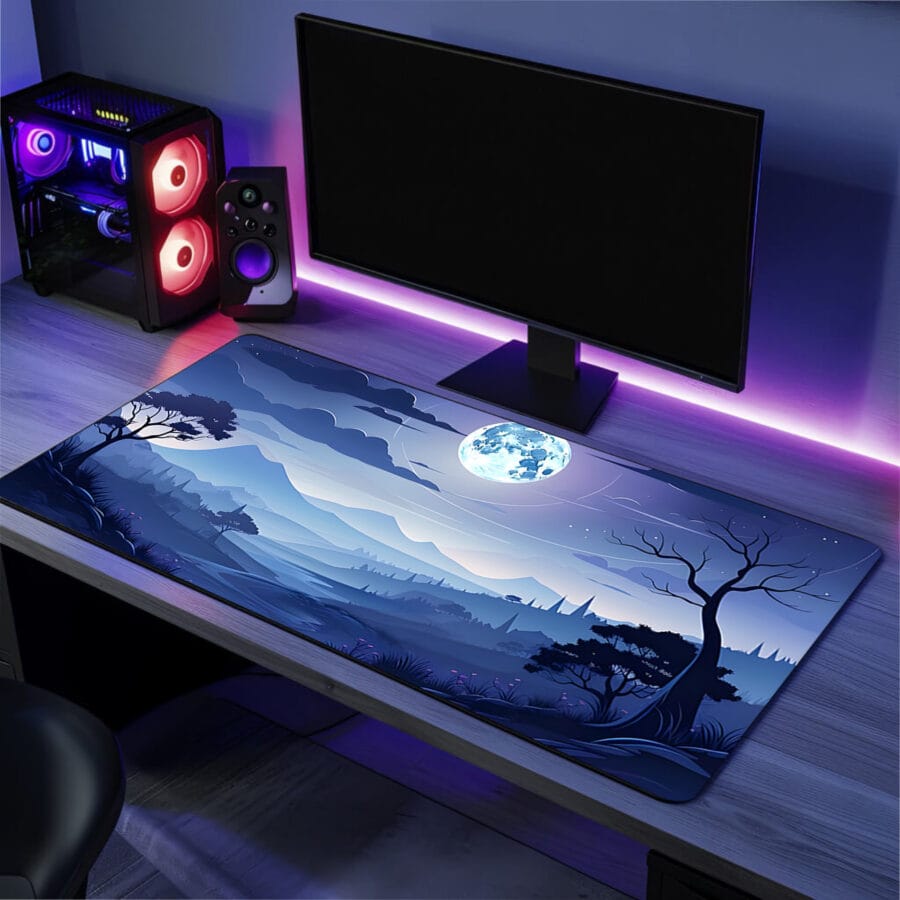 Mystic Moon Valley Desk Mat1
