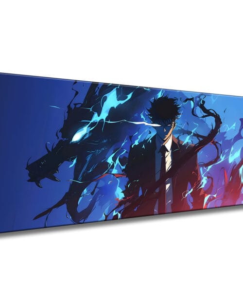 Sung Jin Woo Solo Leveling Desk Mat