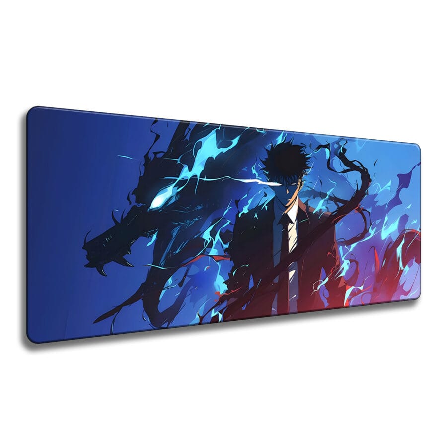 Sung Jin Woo Solo Leveling Desk Mat