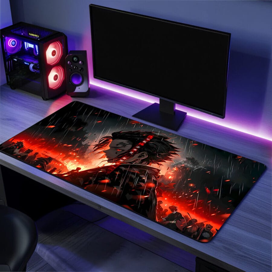 Tanjiro Kamado Demon Slayer Desk Mat1