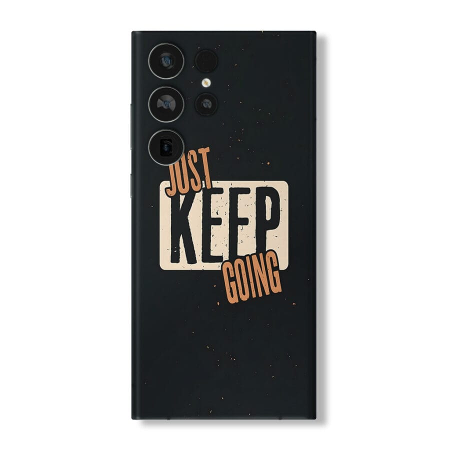 just keep going qoute mobile skin1